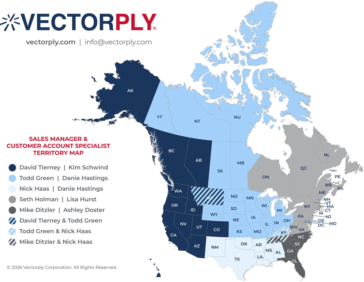 Vectorply Sales_CAS Map 2026
